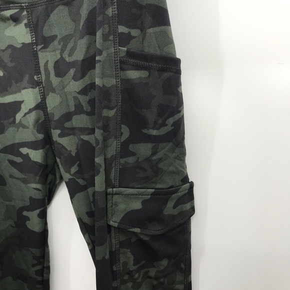 🆕Camouflage Cargo Jogger Leggings Pant w/Pockets comes with Sport Top - Picture 5 of 10